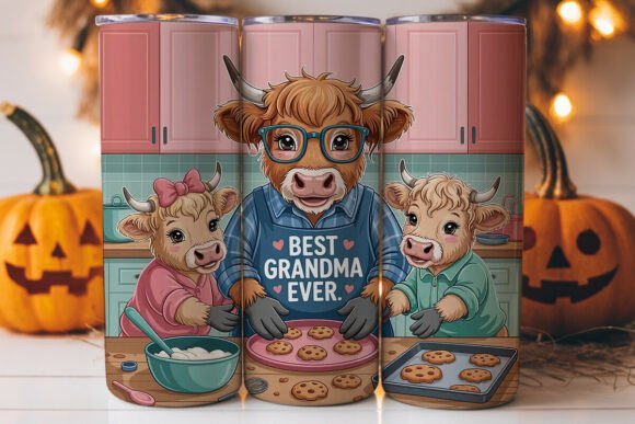 Best Grandma Ever Tumbler Wrap
