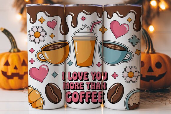 Coffee Love 20oz Tumbler Design