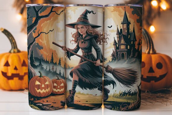 Halloween Witch 20oz Tumbler Wrap