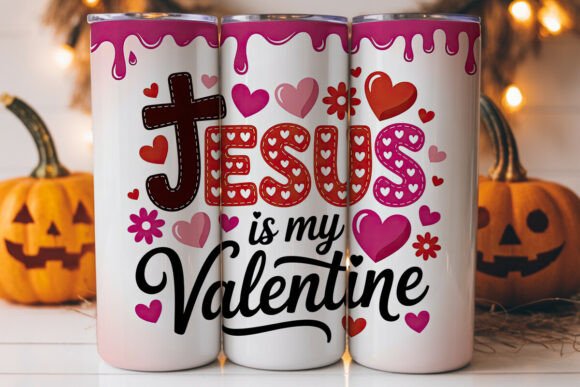 Jesus Valentine 20oz Tumbler Wrap
