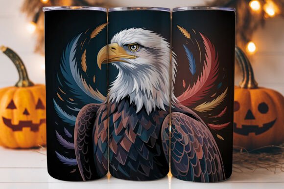Majestic Eagle 20oz Tumbler Wrap