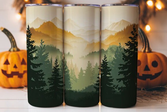 Misty Mountain Forest 20oz Tumbler Wrap
