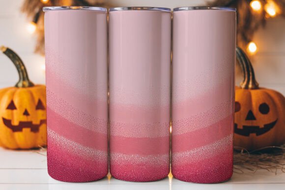 Pink Glitter Bridesmaid 20oz Tumbler