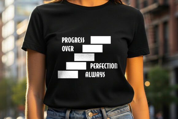 Progress Mindset New Year T Shirt Design