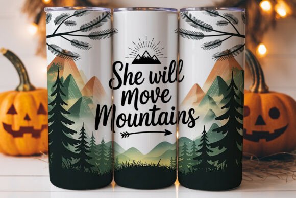 She Will Move Mountains 20oz Tumbler