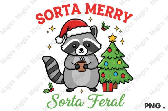 Sorta Merry Sorta Feral Christmas Png