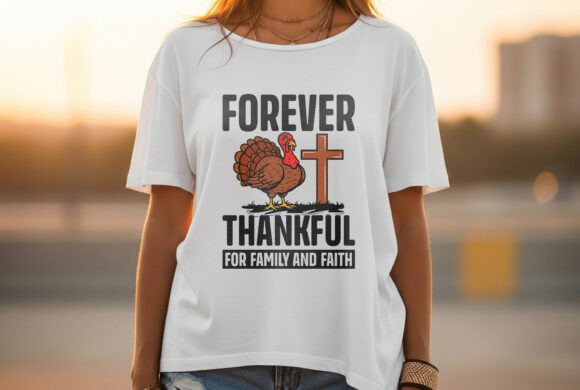 Thanksgiving Grateful Family Faith Tee